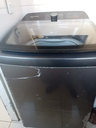 Máquina de lavar Brastemp 12 kg com defeito na placa 