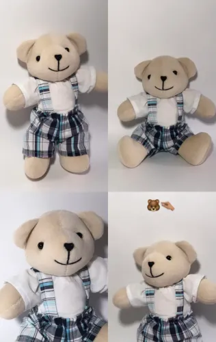 Urso artesanal pelúcia