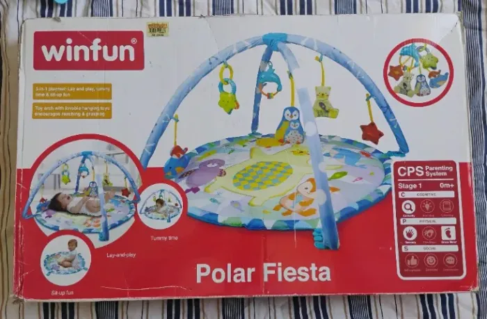 tapete musical festa polar winfun para bebês - favor leia o anúncio antes de perguntar