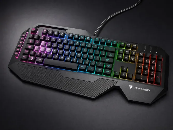 VENDO: Teclado ThunderX3 Gamer com RGB - Perfeito para Jogos!
