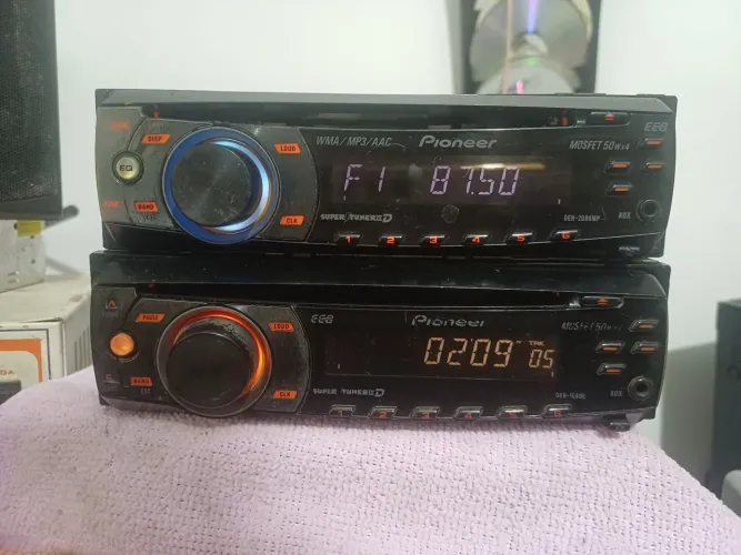 Lote Pioneer Deh 2080mp e 1080E ( NÃO TEM USB NEM BLUETOOTH 
