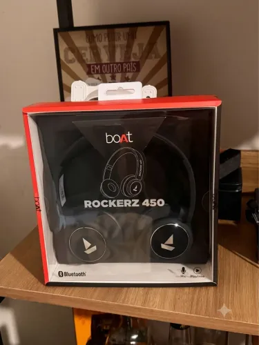 Fone Bluetooth Rockerz 450 Premium - Novo, Lacrado