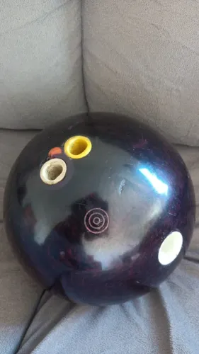 Antiga Bola Boliche Americana Ebonite Matrix