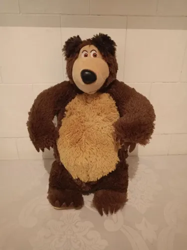 Boneco De Pelúcia Urso Da Masha E Urso 38cm