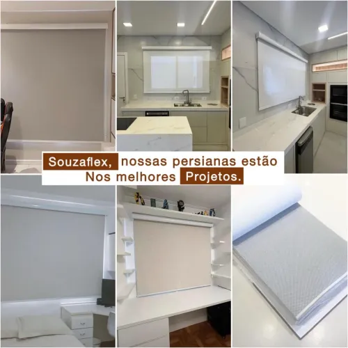 Persianas versátil, pode ser utilizadas em todos ambientes 