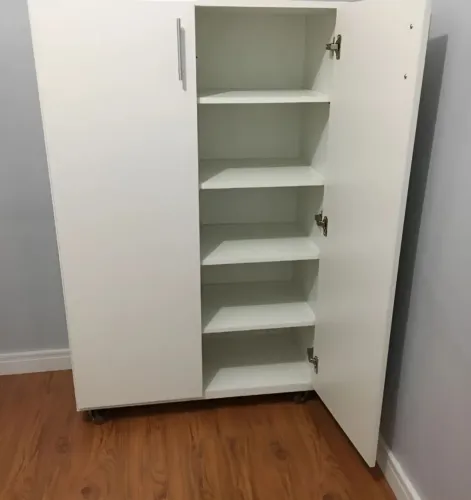 Sapateira Com Duas Portas Articuladas/Rodízio