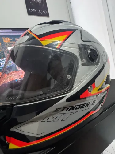CAPACETE MT HELMETS THUNDER 2- EXCELENTE ESTADO