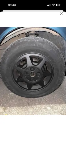 Vendo ou troco- Rodas liga leve Fiat original aro 13 