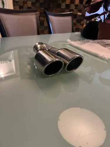 Ponteira Escapamento Inox Cromada 2,5 Polegadas