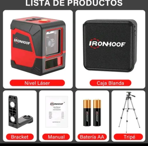?Nível a Laser 2 Linhas com Tripé - Pronta Entrega / Novo
