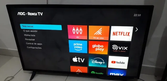 AOC TV Smart de 43" FUL HDR! sistema Roku TV DE 2024 