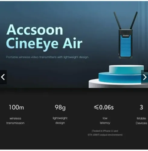 Accsoon CineEye Air 5G Wifi Transmissor de Imagem Wireless para iPhone A