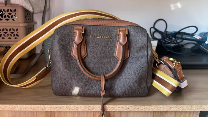 Bolsa Michael Kors Original Monograma Marrom - Única Dona