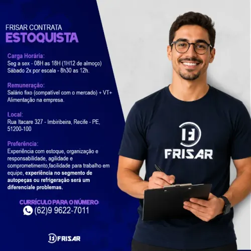 Estoquista Recife