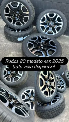 Rodas 20 Hilux Srx 2025 tudo zero disponível 