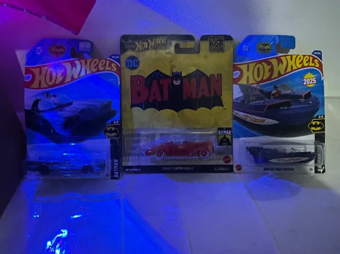 Hotwheels batmóvel selecionados
