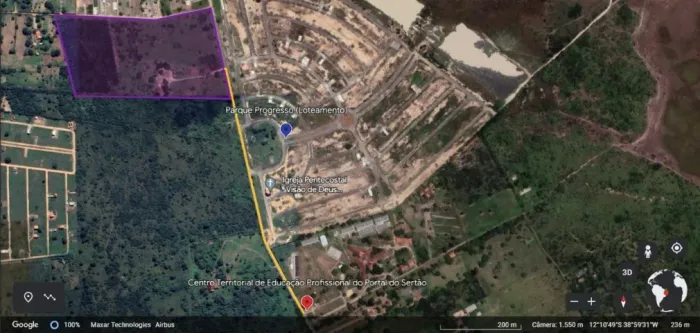 Área 74.243m² para Loteamento, MCMV ou Condomínio - Feira de Santana