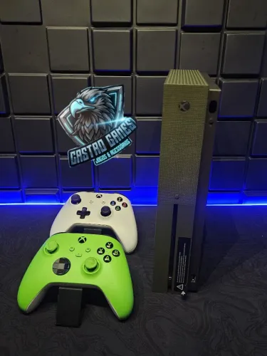 Xbox One S 1TB Battlefield 1 Special Edition Bundle cor verde-militar