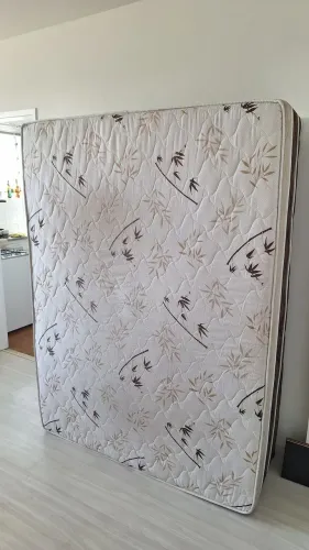 Cama Box Casal + Colchão D33 Espuma