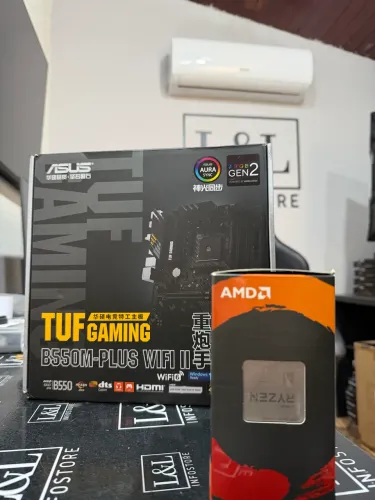 Kit ryzen 5 5600x + b550m-plus asus tuf gaming wifi II