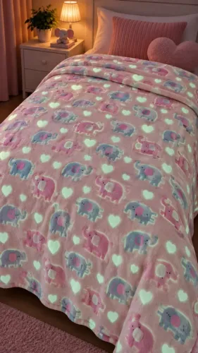 Manta de Frio que Brilha no Escuro