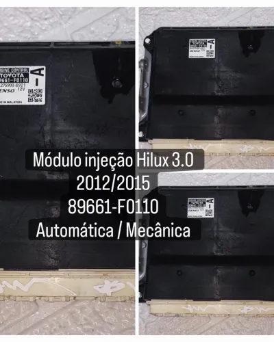 Módulo injeção Hilux 3.0 2012/2015 89661-F0110