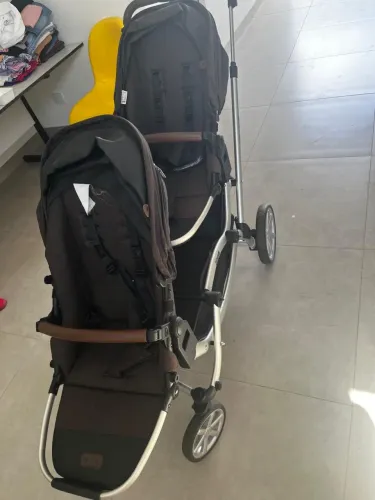 Carrinho de bebê gêmeos Zoom Storm ABC Design
