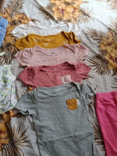 Lote de roupa infantil para menina de 6 meses a 1 ano