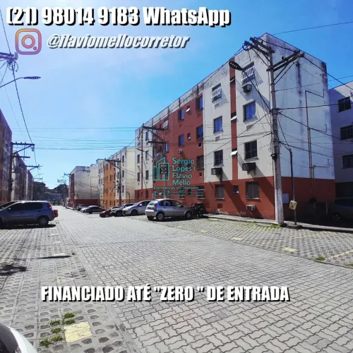 ITABORAÍ - Apartamento 2 quartos em Manilha de frente para RJ114, Financiado Cod(420IV)