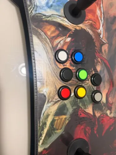 Arcade cabo de fonte e cabo hdmi já são embutidos