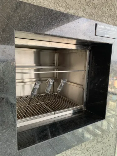 Revestimento para churrasqueira INOX 