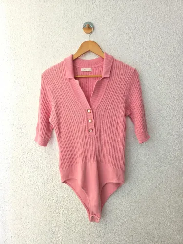 Body tricot bynv nati vozza rosa