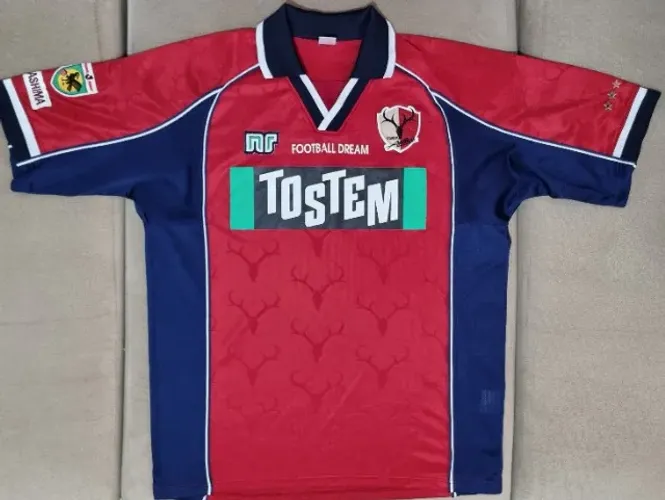 Camisa Oficial Kashima Antlers J-League 2000/2001 (marca Ennerre)