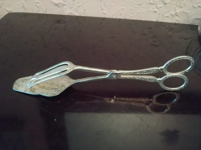 Pegador para bolo , doces vintage em prata 90