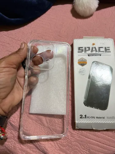 Capa Anti Impacto Transparente para Xiaomi Redmi 15C Nova na Caixa
