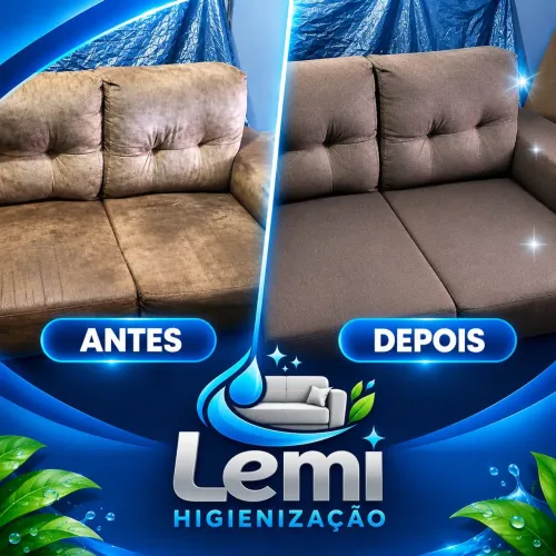Limpeza e higienização de estofados