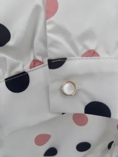 Camisa manga longa viscose toque de seda