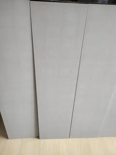 5 Prateleiras cinza claro 115x30x3