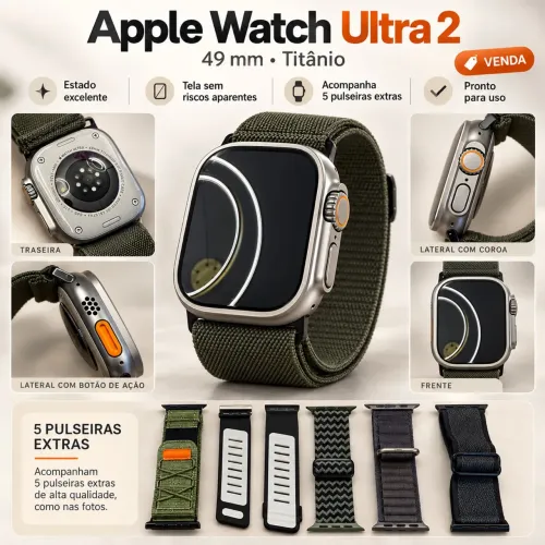 Apple Watch Ultra 2 - Pulseiras diversas