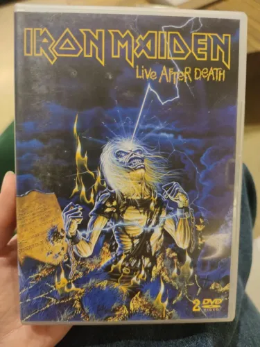 Iron Maiden DVD Live after death DUPLO