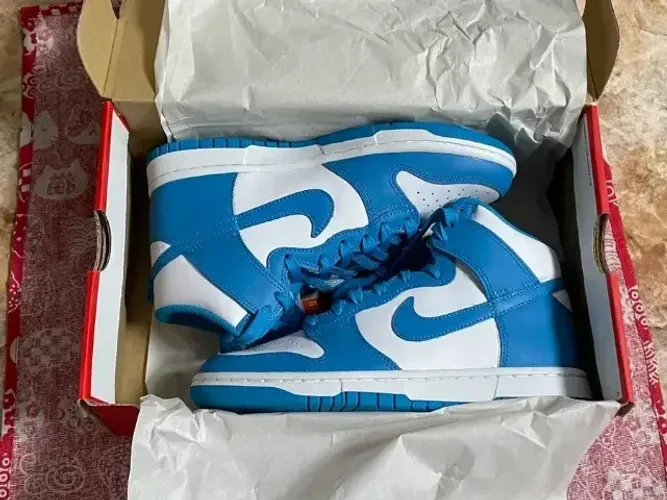Nike Dunk High Championship Blue - Tamanho 41
