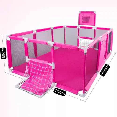 Chiqueirinho bebê cercadinho infantil pink