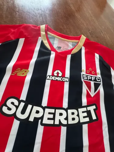 Camisa SPFC 25/26 Tricolor New Balance Tocedor