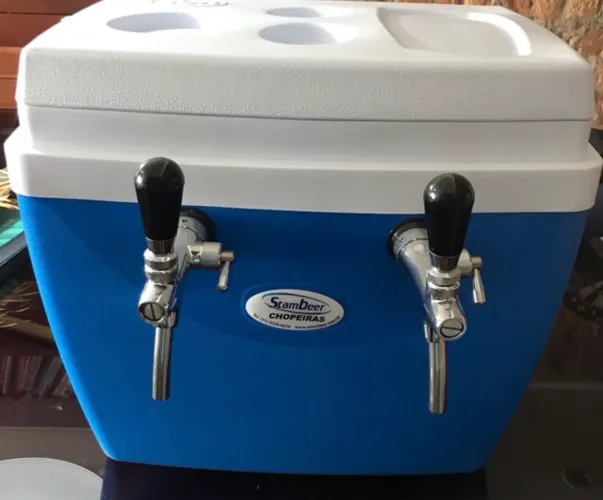 Chopeira dupla aço inox