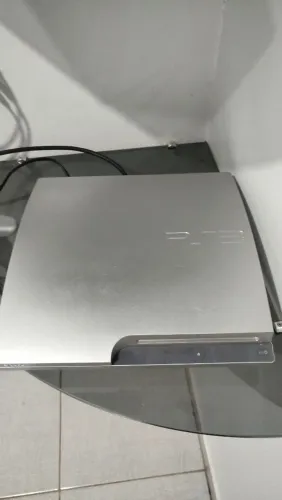Ps3 prata bloqueado com lote de 55 jogos de ps3