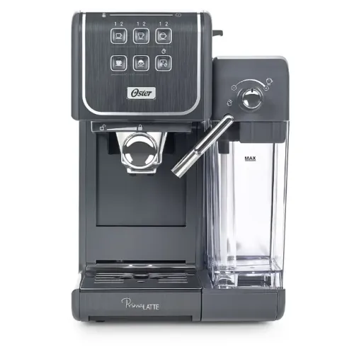 Cafeteira Expresso Oster PrimaLatte Touch Cinza 127V