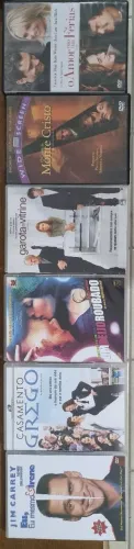 DVD's de filmes antigos. 