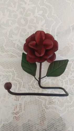 Porta toalha decorativo antigo 