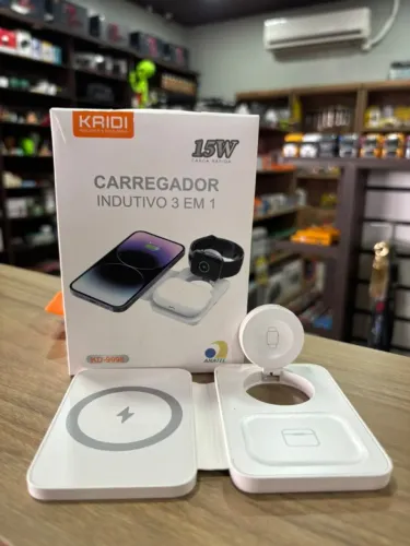 CARREGADOR INDUTIVO 3 EM1