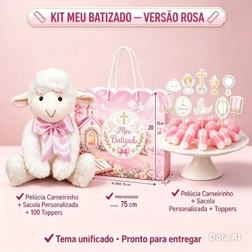 Batizado lindo kit
